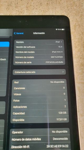 iPad mini 4 (A1550)
