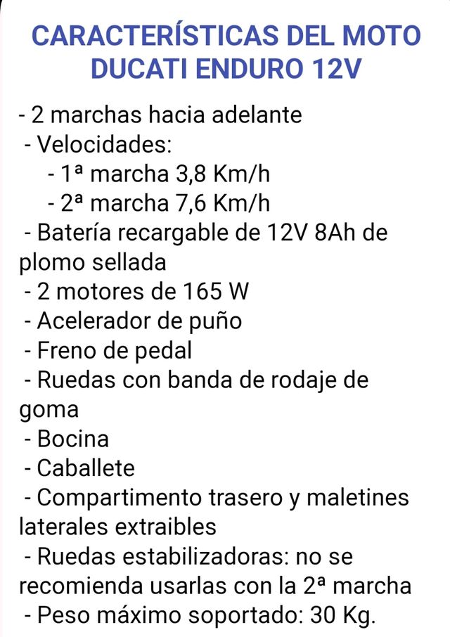 Moto Eléctrica niño