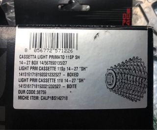 Piñonera/Cassette Miche 11V 14/27