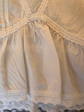 Camisa blanca sin manga ibicenca