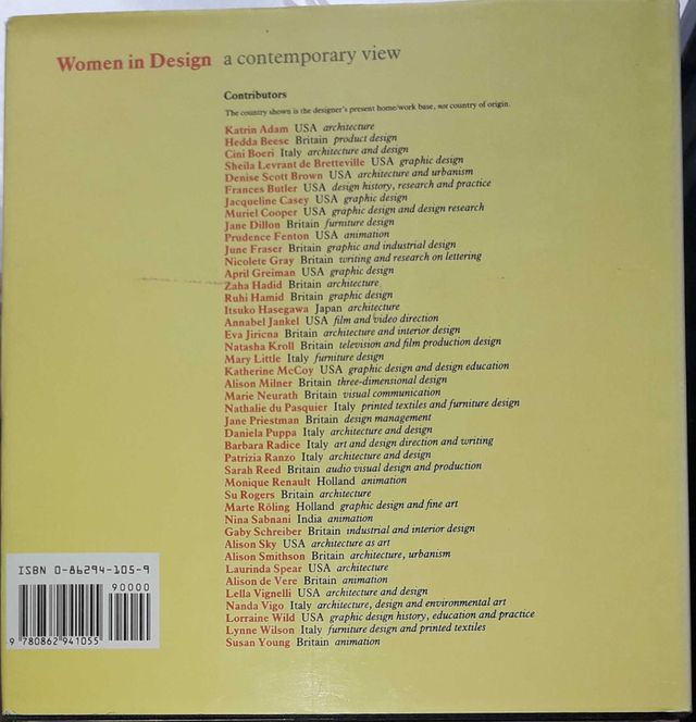 Libro "Women in Design - A contemporary view"