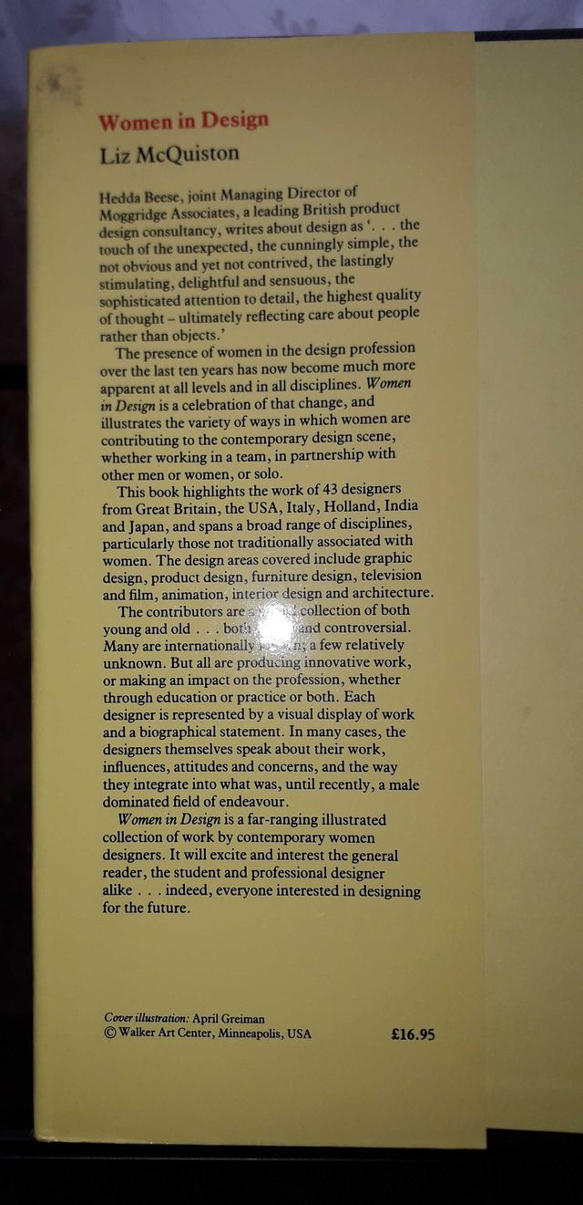 Libro "Women in Design - A contemporary view"