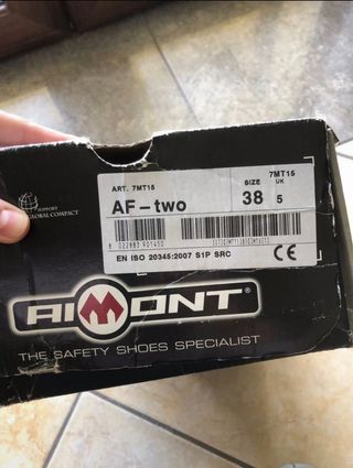 Scarpe antinfortunistiche n. 38