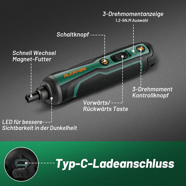 Aparafusadora sem fios com 21 acesso