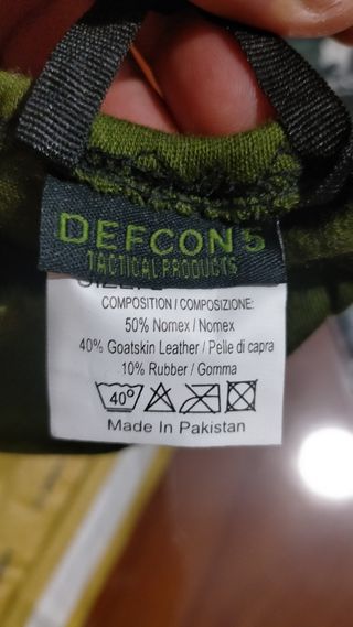 Guantes Nomex vuelo táctico.