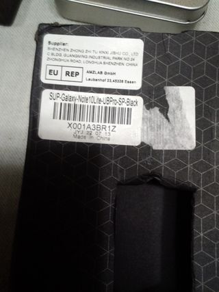 Funda y soporte note 10