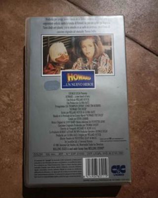 Howard un nuevo heroe vhs