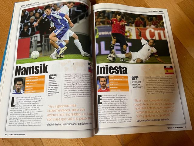 Revista fútbol Estrellas del Mundial
