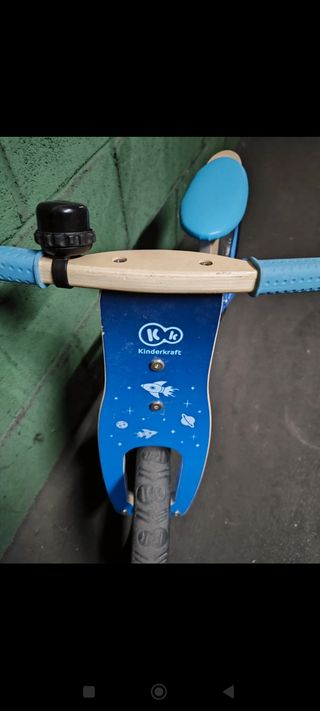 Bici madera sin pedales