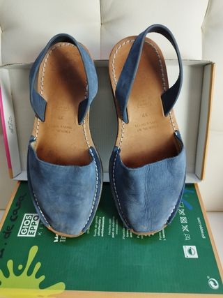Sandalias Menorquinas, Azules