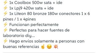 fuente de alimentación