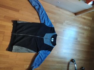 Sudadera azul talla l