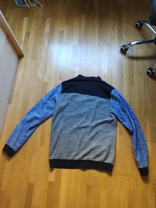 Sudadera azul talla l