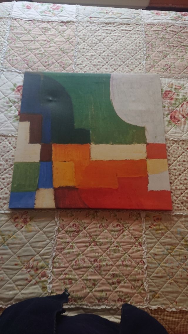 Cuadros de colores abstracto