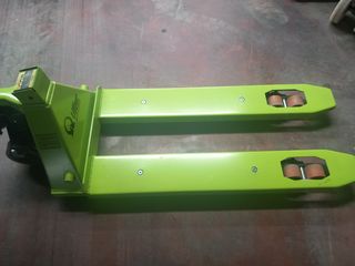 Transpaleta manual pesadora