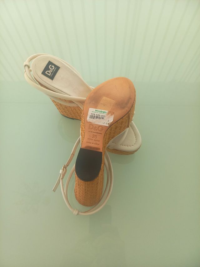 Sandalias blancas de mujer Dolce & Gabbana