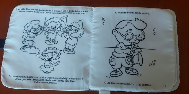 Libro lavable Disney Famosa . colorear