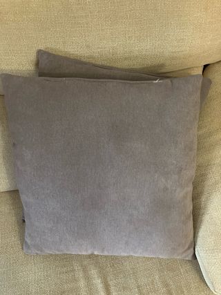 lote 2 cojines y relleno 50x50 cm