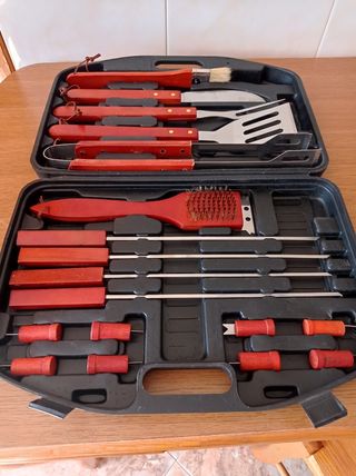 Juego de herramientas para barbacoa