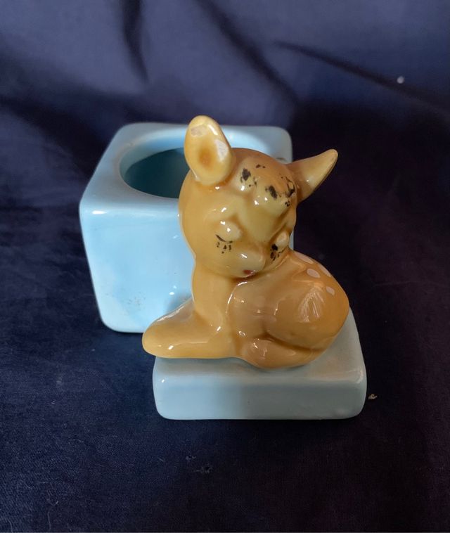 portacandele ceramica policroma