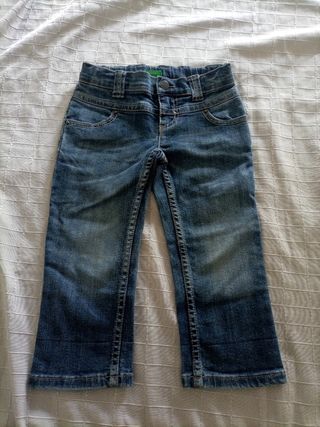 jeans bambina Benetton taglia 4/5 anni