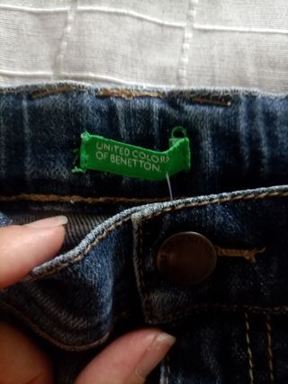 jeans bambina Benetton taglia 4/5 anni