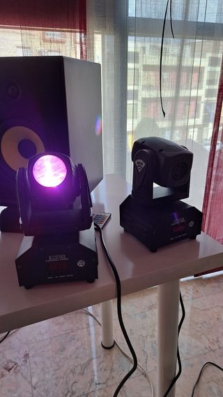 ✅️Cabezas móvil Beam 10W (2 unidades)