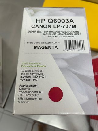 Toner HP Q600-CANON EP-707