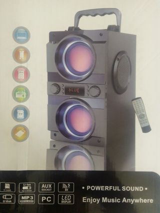 ALTAVOZ & LUCES & Complementos...¡¡FIESTA TOTAL!!