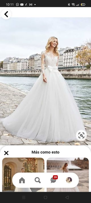 Traje de novia aire Barcelona 