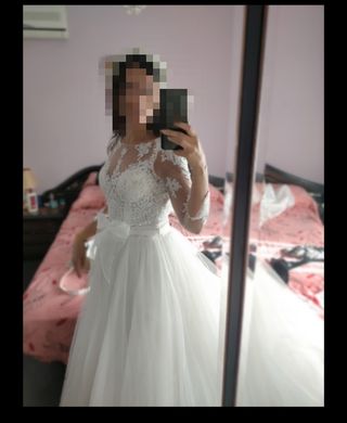 Traje de novia aire Barcelona 