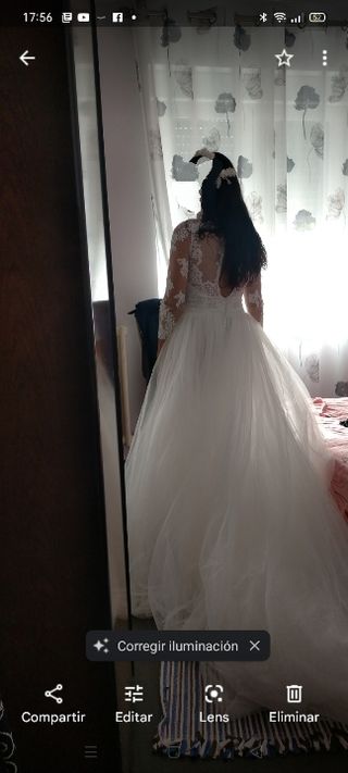 Traje de novia aire Barcelona 