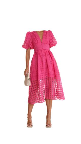 Vestido Evento Fucsia