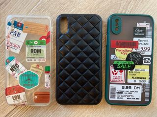 3 fundas Iphone  XS (2€ individuales)