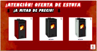 OFERTA ESPECIAL ESTUFA TERESA 50%
