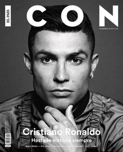 Revista Icon con Cristiano Ronaldo