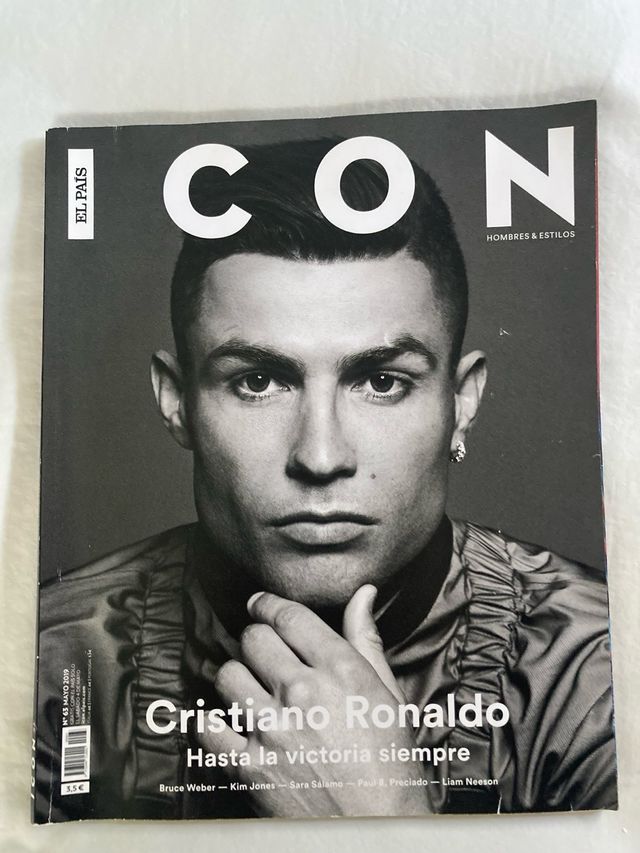 Revista Icon con Cristiano Ronaldo