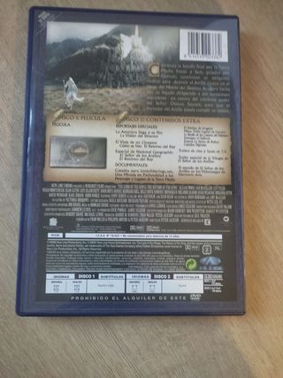 Trilogía de EL SEÑOR DE LOS ANILLOS. DVD