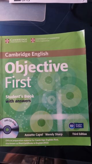 objective first libro ingles preparacion B2