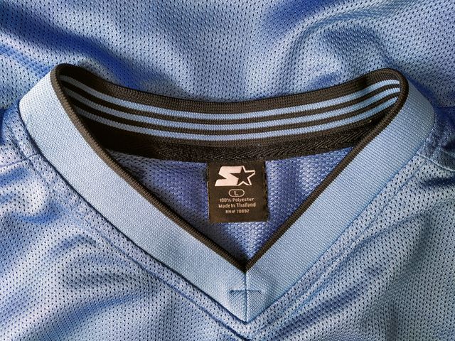 Camiseta entrenamiento rejilla Starter azul