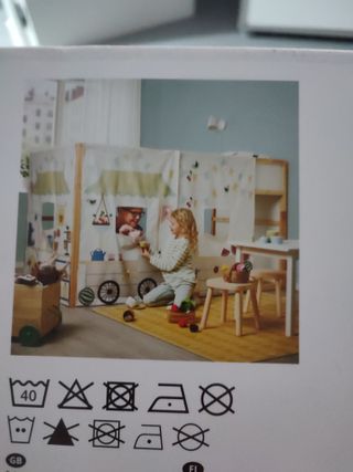 Cortina cama Kura Ikea