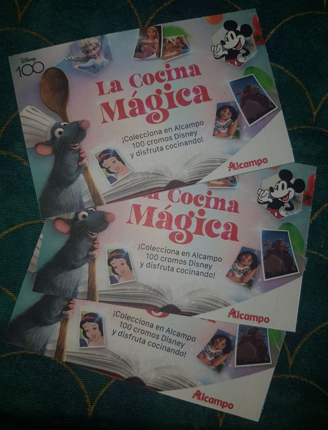 Autocolantes de cozinha Disney Alcampo (53 envelopes)