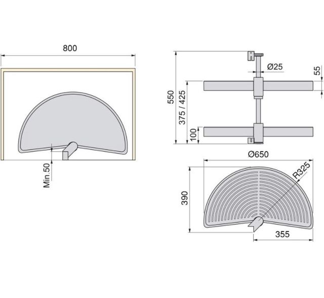 ¡URGE!! bandejas arm.esquinero cocina a estrenar
