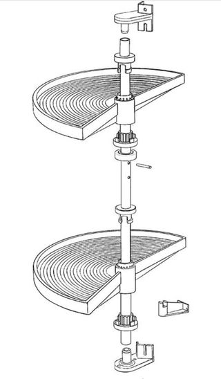 URGENZA!! vassoi angolari da cucina nuovi di zecca