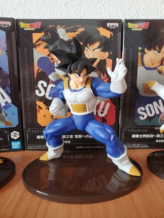 Goku Gohan y Vegeta Chosenshiretsuden