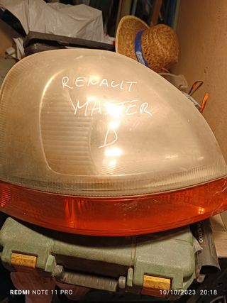 Espejos y faros Renault Master