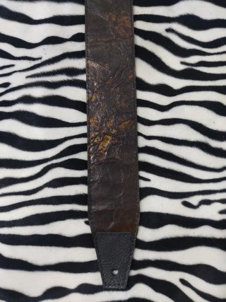 Correa HorrorStrap 100% cuero guitarra bajo