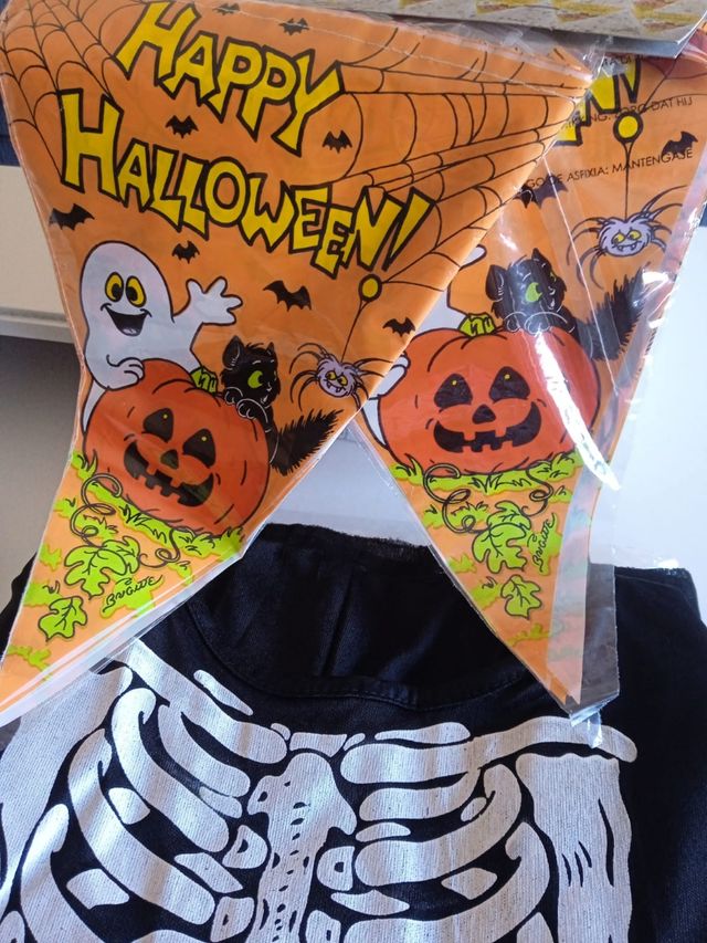 Disfraz esqueleto niño