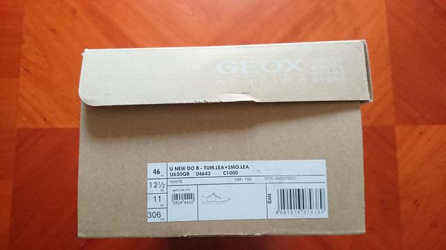 Geox Zapatos cuero premium U New Do B / NUEVOS 46