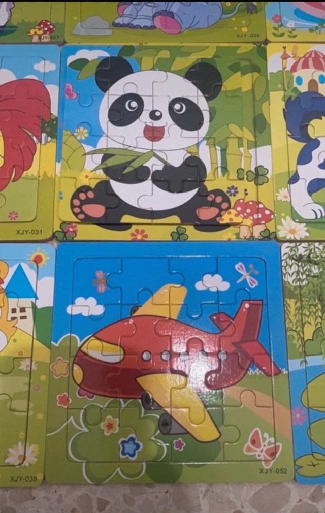 Lote de 12 puzzles